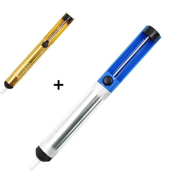Aluminum Metal Desoldering Pump Suction Tin Gun Soldering Sucker Pen Removal Vacuum Soldering Iron Desolder Hand Welding Tools