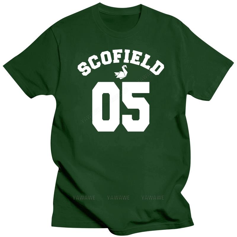 Bomulls t-shirt t-shirts PRISON BREAK SÄSONG 5 Michael Scofield 05 UNISEX T-SHIRT märke vardaglig kortärmad för sommar t-shirt