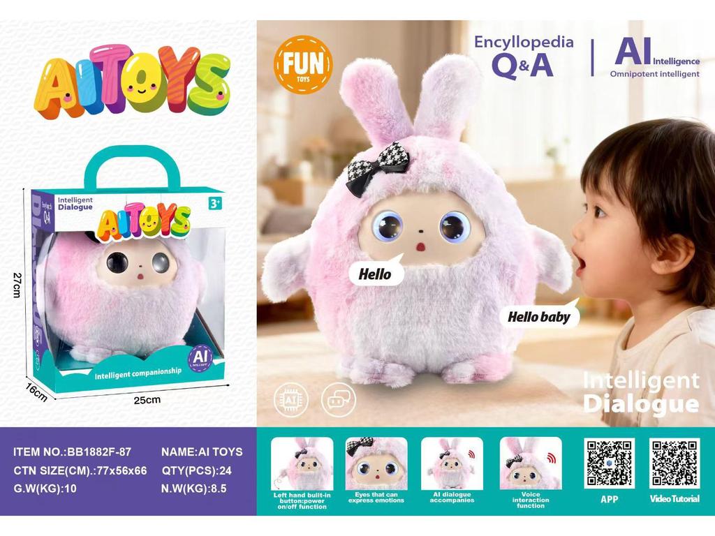 Multilingual Interactive AI Plush Doll: Smart Educational Robot for Kids