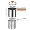 2 In 1 Oil Strainer Pot Stainless Steel Deep Fryer With Basket For Home Use Large Capacity Oil Filter Pot Deep Fat Fryer Pot