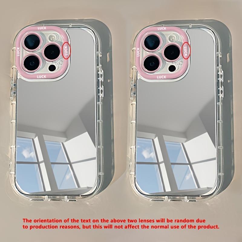 Luxury Makeup Mirror Phone Case Suitable for iPhone 17 16 15 14 13 12 11 Pro/Max/Plus Anti Drop and Shockproof Back Cover