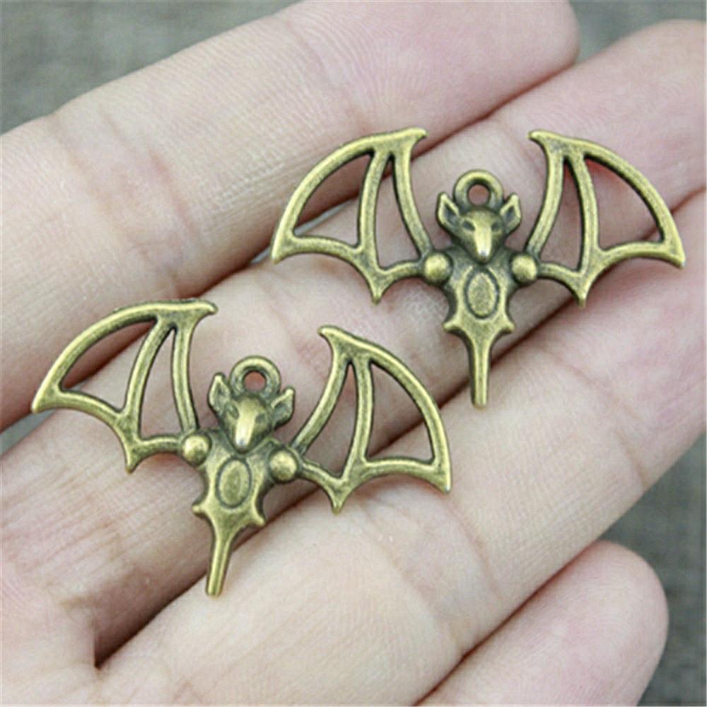 Charms Spider Halloween Bat Pendants Kids' Jewelry Materials QC119