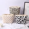Color-Block Large Capacity Makeup Bag for Women - Travel Drawstring, Cosmetics Organizer, Toiletries Storage
