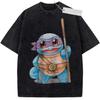Unisex Washed Purple Vintage T  Shirt Teenage Mutant Ninja Turtles Donatello High  Quality Fabric for Home Leisure Travel