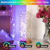Mlambert 99Ft 300 LED Christmas String Lights Outdoor Indoor, 17 Solid Colors 8 Multicolors 8 Lighting Modes RGB Twinkle Fairy Rope Lights with