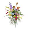 Monet Garden Wedding Arrangement: Mori Style Artificial Flower Row for Ground, Window, and Hotel Decoration.