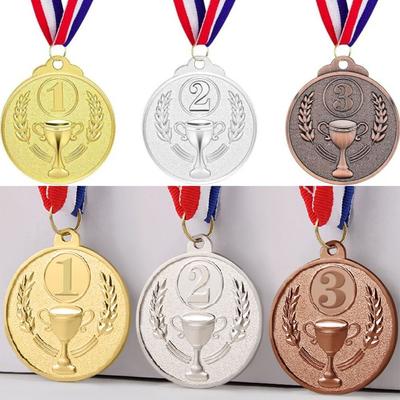 Medaglie d'Oro, Argento e Bronzo per Giochi Sportivi Premi per Gare di Danza Medaglie di Premiazione in Lega di Zinco Zinco Zinco Souvenir