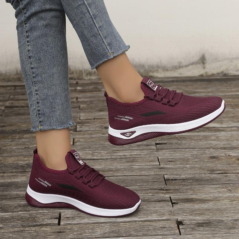 

Women s Fleece-Lined Lace-Up Ankle Boots, Comfortable Breathable Soft Sole Winter Shoes 42 червоний