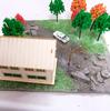 YNAK Diorama Model and Other Scenery Materials for Glass Model Miniature and Railway Models Leaves, Trees, Buildings, Gardens, (Emerald/Grains, 250ml)