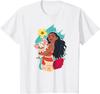 Hot Fashion Casual Disney Princess Moana and Pua T-Shirt S-4XL Four Seasons