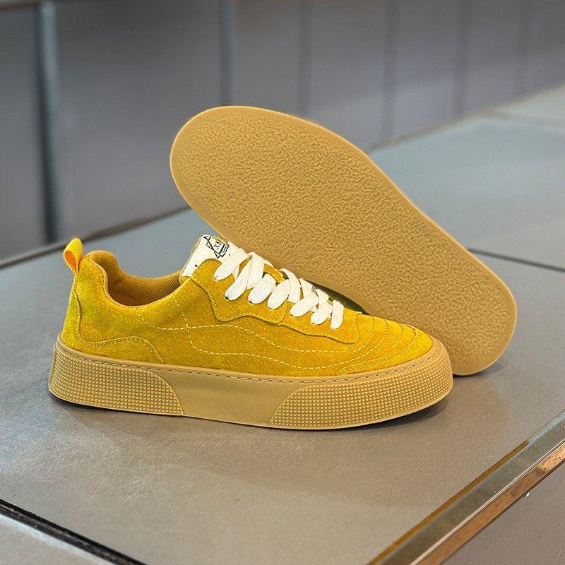 Новые осенние повседневные туфли на легкой мягкой подошве 38 жёлтый