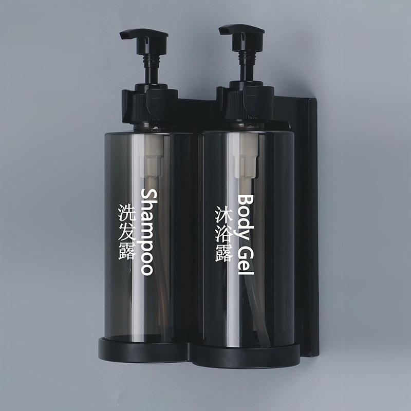 Wall - Mounted Shampoo & Body Gel Dispenser Set Shampoo Conditioner Soap Dispenser for Bathroom & Hotel,ABS Bathroom Accessories