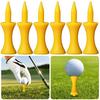 50Pcs Portable Golf Tack Bright Color Plastic Castle Golf Tees Golf Training Ball Tee Golf Ball Holder Tees for Sports Court