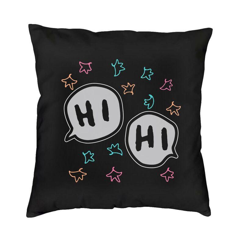 

Cool Hazbins TV Show Animation Hotel Square Throw Pillow Cover Home Decorative 3D Double Side Printing Cushion Cover for Sofa 30x30cm 12x12in