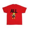 ALL ROY Band Rock American Streetwear Vintage Facial Expression Face Straight-spun Pure Cotton Men's Short-sleeved T-shirt