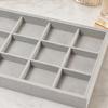 Jewelry Storage Box, with Velvet Interior Organize Tray, Durable Moisture-Proof Jewelry Case for Rings Earrings Bracelets