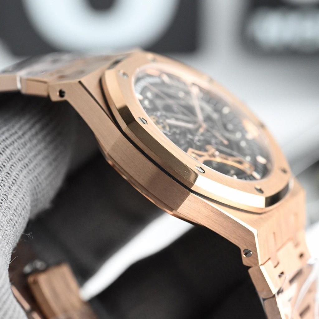 AP Royal Oak 15407 Automatische Mechanische Herrenuhr, Wasserdicht, Leuchtend, Stahlarmband