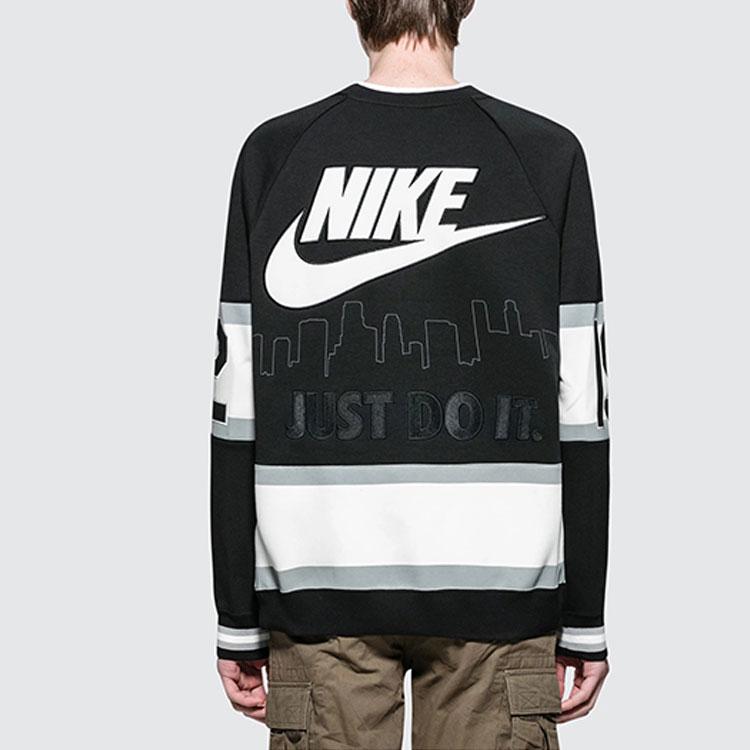 Nike City Edition Sweatshirt Los Angeles Spliced Limited Edition Men Sweatshirt Black AR1986-010