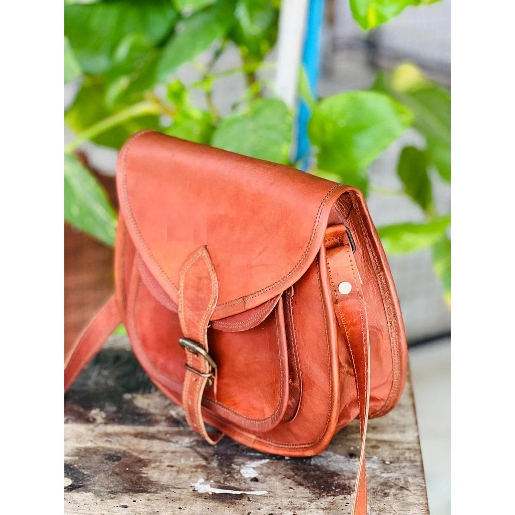 Customer Dimand Leather Crossbody New Messenger Handbags Brown Bag