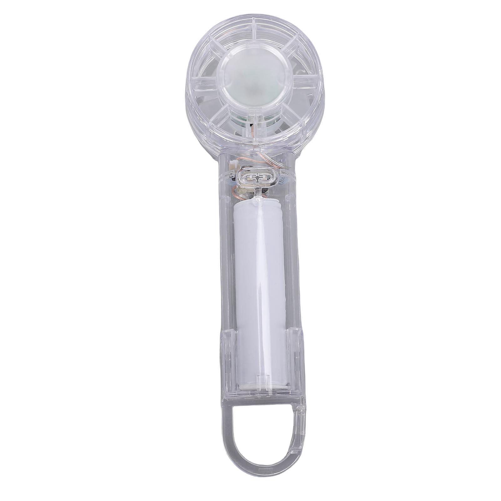 

Handheld Fan 3 Gear Speeds and Cooling Mode USB Ice Compress Transparent Outdoor Handheld Fan for Travel