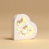 Butterfly Heart Silicone Molds for Candle Holder Gypsum Decoration Silicones Tealight Holder Molds Epoxy Resin Molds