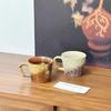 Unique Coffee Mug Rustic Wide Mouth Cup Tableware Milk Cup  Morning Breakfast