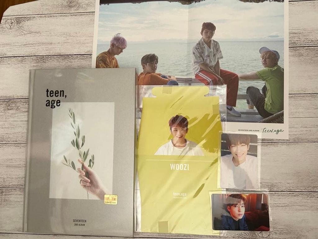 [USED] Seventeen Album Teenage Wonwoo with Trading Card