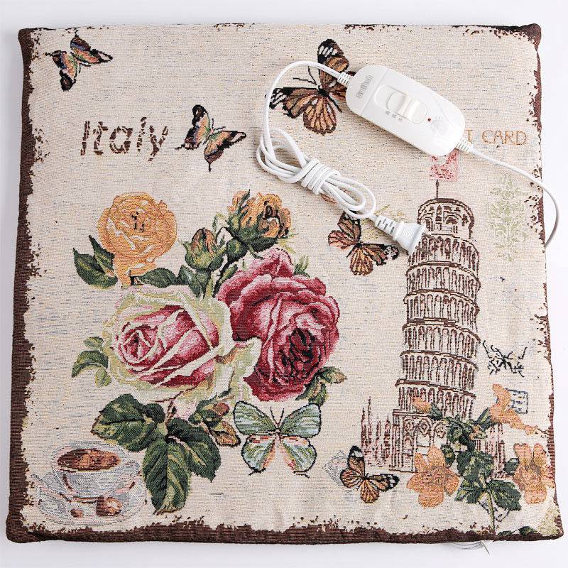 Removable and Washable Electric Seat Cushion Office Heating Seat Cushion Small Heating Pad Temperature Regulating Electric Seat Cushion