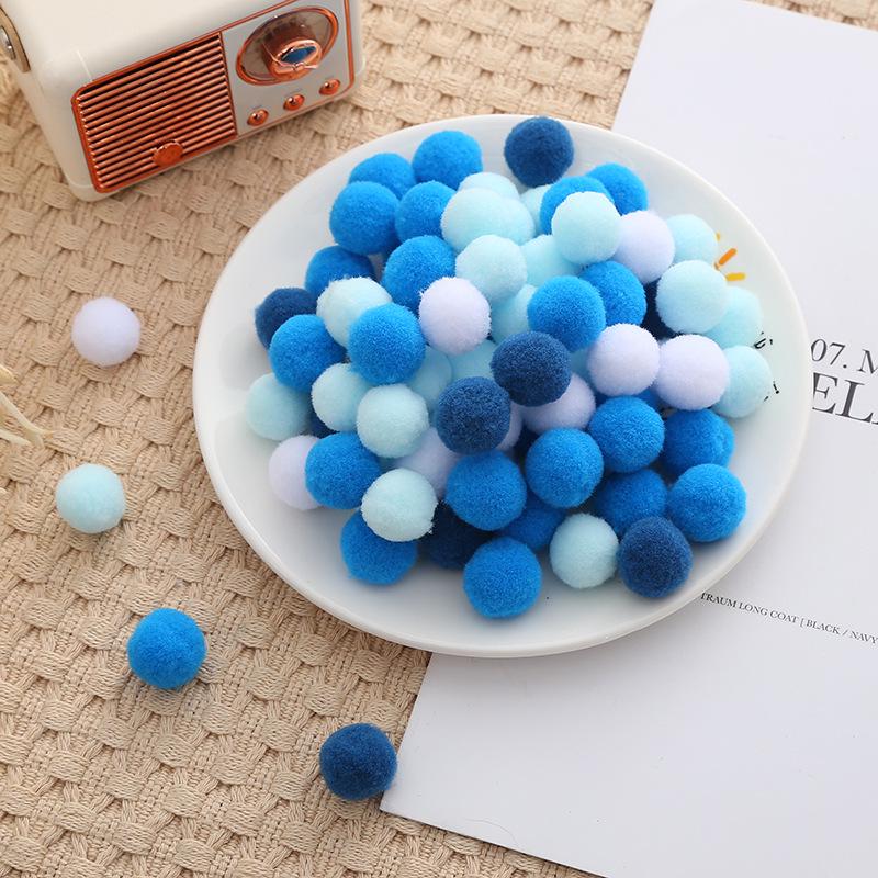 Colorful High Elastic Pom-Pom Embellishments - Free Same Day Shipping, In Stock, DIY Accessories, Large Plush Balls