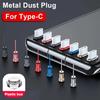 Typ C Stecker Staubschutz 3,5mm Kopfhörerbuchse SIM-Kartenfach USB Typ-C Staubschutzstecker Für Samsung S24 Huawei Honor Xiaomi Redmi Oneplus