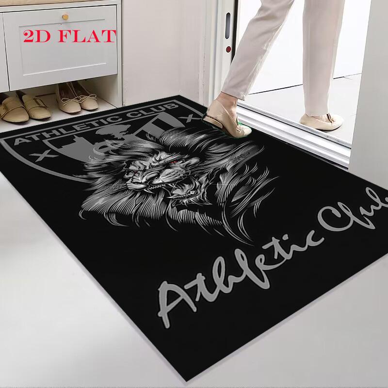 Bilbao logo Carpet Rug for Living Room Bedroom Home Sofa Decoration,Kids play Nonslip Floor Mat