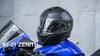Yamaha Motorcycle Helmet System YJ-21 ZENITH Sun Visor Model, Semi-Flat Black, Size S (55-56cm), 90791-2365W