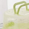 Cake Carrier to 8 inch Cake. Fashionable Stand Doubles as Five Section Serving Tray