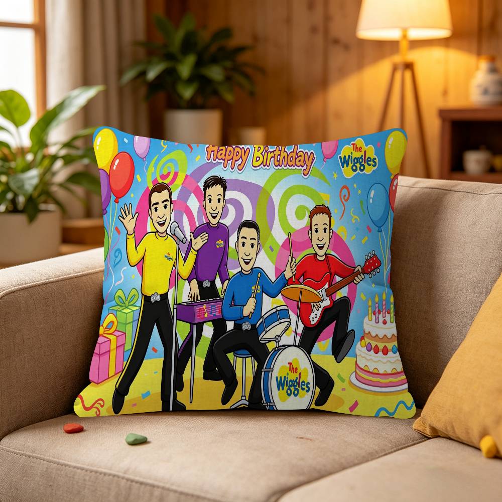 Customized The Wiggles Theme pillow cover sofa cushion cover home room decoration children gift