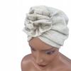 Classic Mussa 520 Cotton Muslin Turban with Rose Comfort and Style
