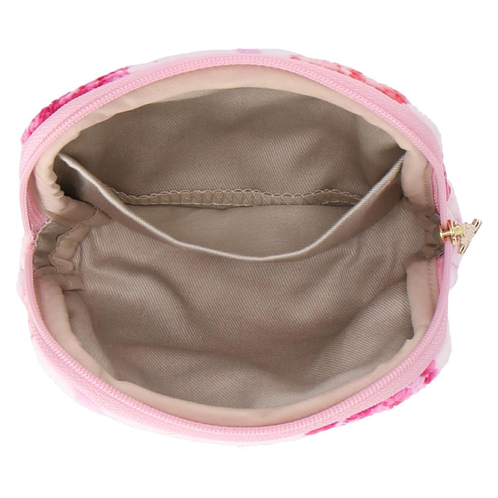 Lanvin Collection Chenille Pouch 08705002 Handkerchief Women's 08705002C Pink Approximately 14cm W X 10.5cm H X 3cm D