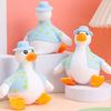 Duck Squeeze Toy Soft TPR Colored Lights Flashing Animal Doll Pinch Toys Stress Relief Vent Toy Cartoon Duck Doll Squishes