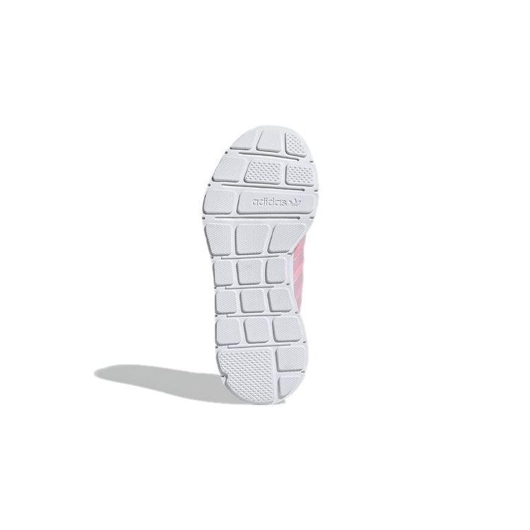 Adidas Originals Swift Run J Round Toe Lace-Up Breathable Low-Top Running Shoes Kids sneakers Pink White EF5951