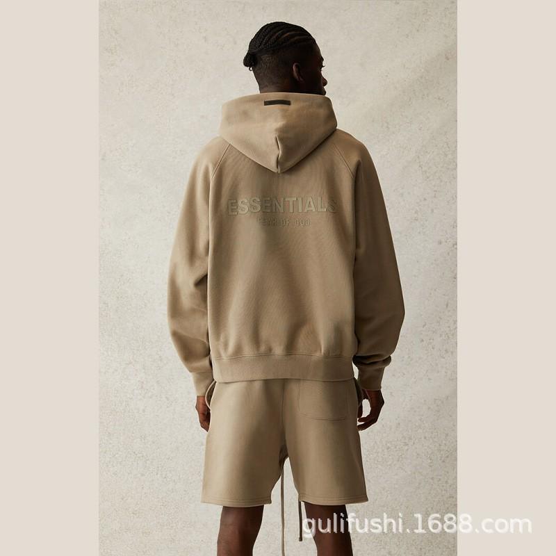 FOG ESSENTIALS Pánská mikina volného střihu Streetwear Pulovr Mikina