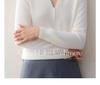 Women's 100% Pure Cashmere Knitwear: Autumn/Winter Half-Open Collar, Multi-Button Base Layer Top