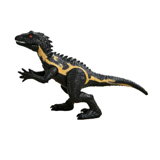Kids Dinosaur Toy with Light Sound Movable Joints Roaring Tyrannosaurus Rex Carnotaurus Velociraptor Figure Toddlers Educational Simulated Dino Model