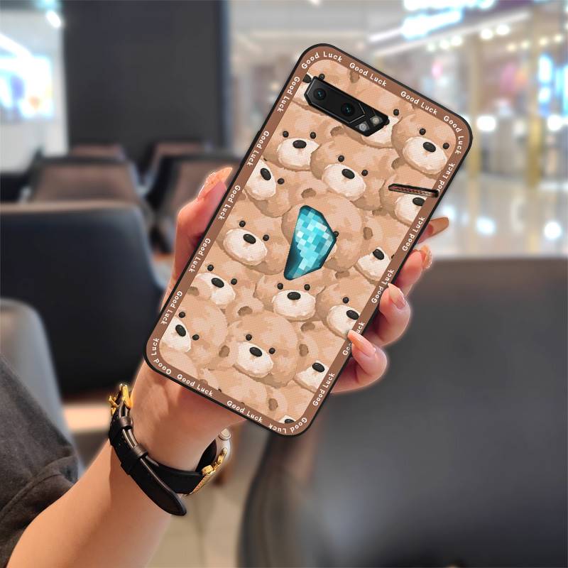 Dirt-resistant Fashion Design Phone Case For Asus ROG Phone II ZS660KL Soft Case Shockproof TPU Durable Cute Anti-dust