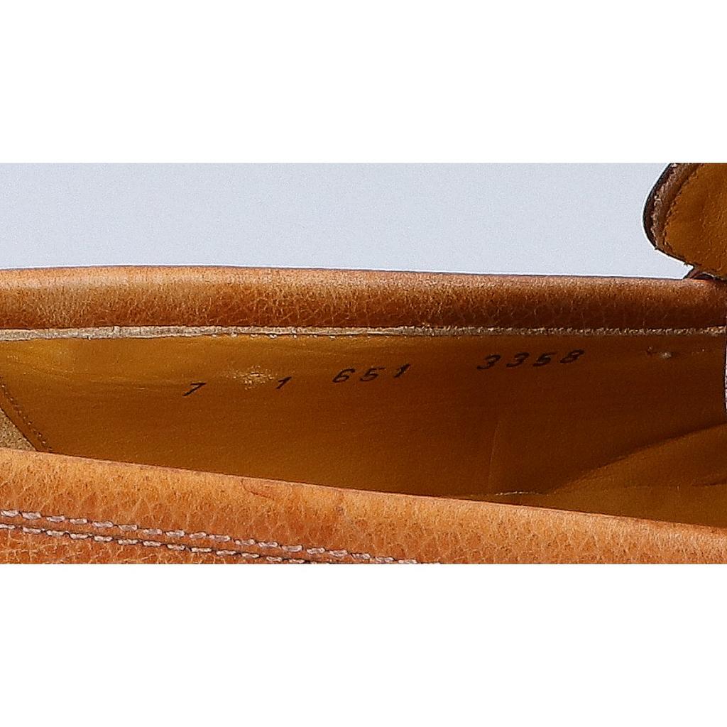 JOHN LOBB BORNEO Zapatos Mocasines Penny de Cuero Borneo 7 MarrónUsado