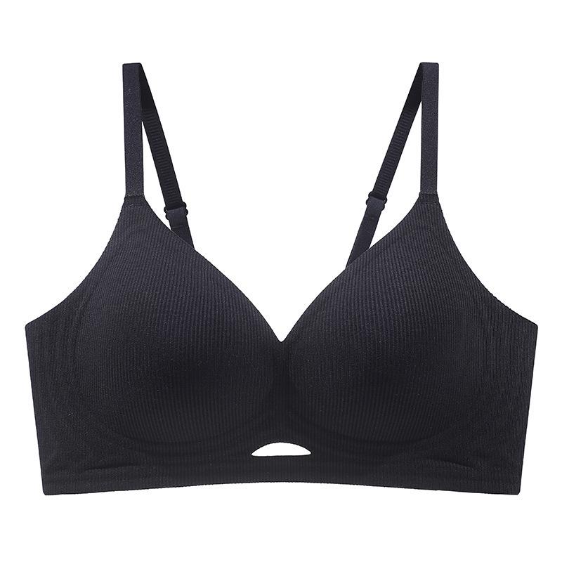 Seamless Wire-Free Bra: Soft, Breathable, Side Support for Beautiful Back and Enhanced Small Bust.