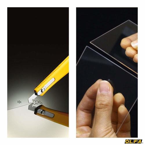 Olfa P-Cutter S-Type 204B Plastic Acrylic Cutter (x 2)