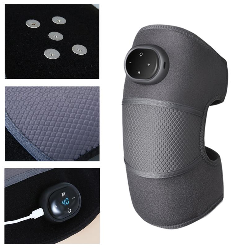 Knee Therapy Massager With Heating And Vibrating Technology Portable Knee Therapy Fitness Enthusiasts Gear