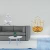 Abstract Rotating Thinker Statue Cup Rack Decoration for Tabletop Living Room Shelf Office Bookshelf