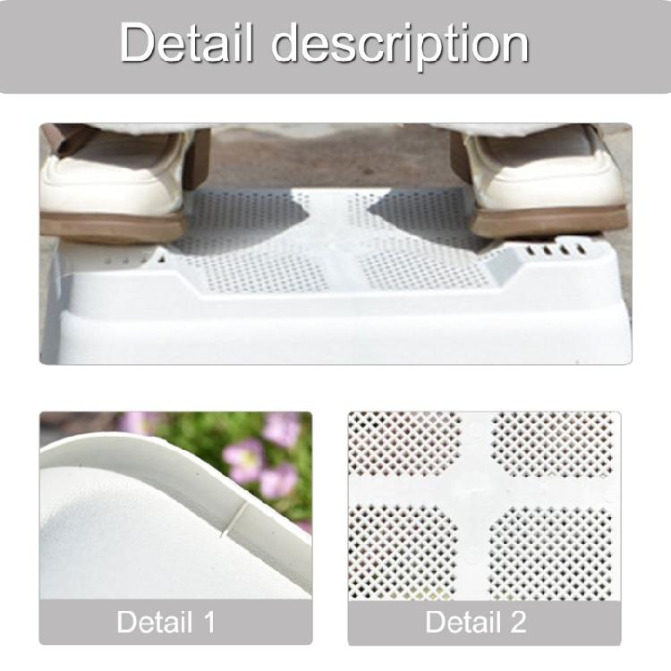 Heavy Duty Spacious Rectangular Planting Container High Durability Plastic Materials Ideal for Balcony Garden Vegetables