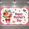 Mother's Day Backdrop Floral Design Feliz Día De Las Madres Banner Love Mom Background Romantic  Mom Tribute Display