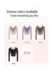 Damen Herbst/Winter Yoga Top mit integriertem BH, Langarm, Ausgeschnittenem Rücken, Trägern und Polstern.